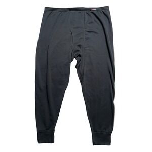 Cabelas Mens Polartec Thermal Base Layer Long Johns Pants Black 2XL‎ Reg
